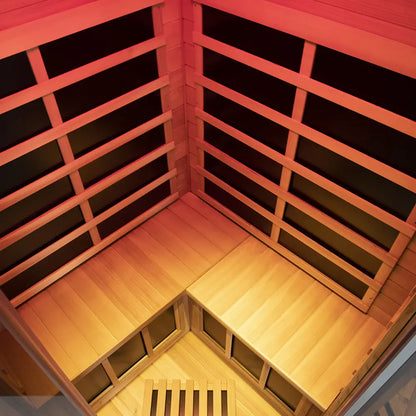 SR07 2 to 3 Person FAR Infrared Sauna in Red Cedar