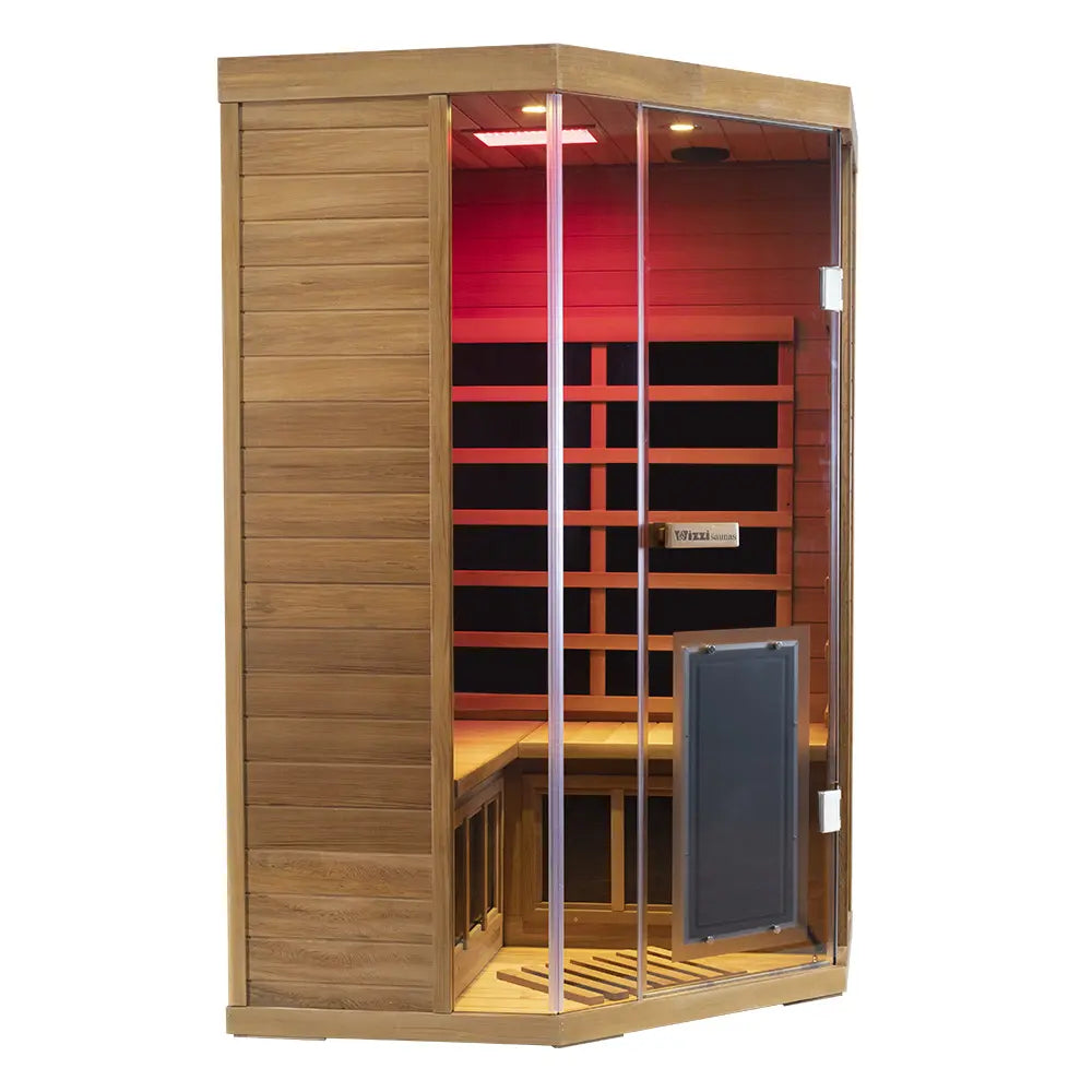 SR07 2 to 3 Person FAR Infrared Sauna in Red Cedar