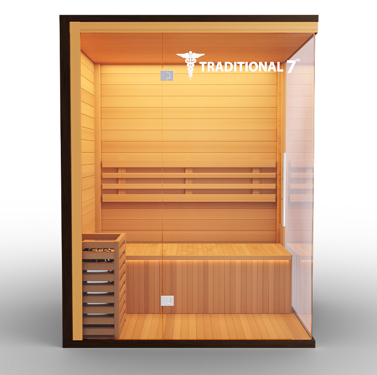 Traditional 7 3 Person Home Steam Sauna