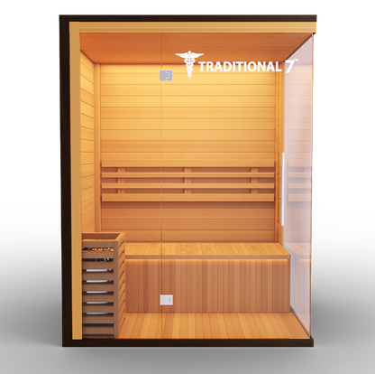 Traditional 7 3 Person Home Steam Sauna