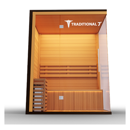 Traditional 7 3 Person Home Steam Sauna