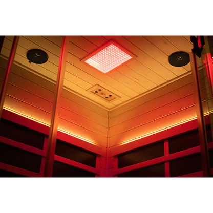 SH07 2 to 3 Person FAR Infrared Sauna in Hemlock