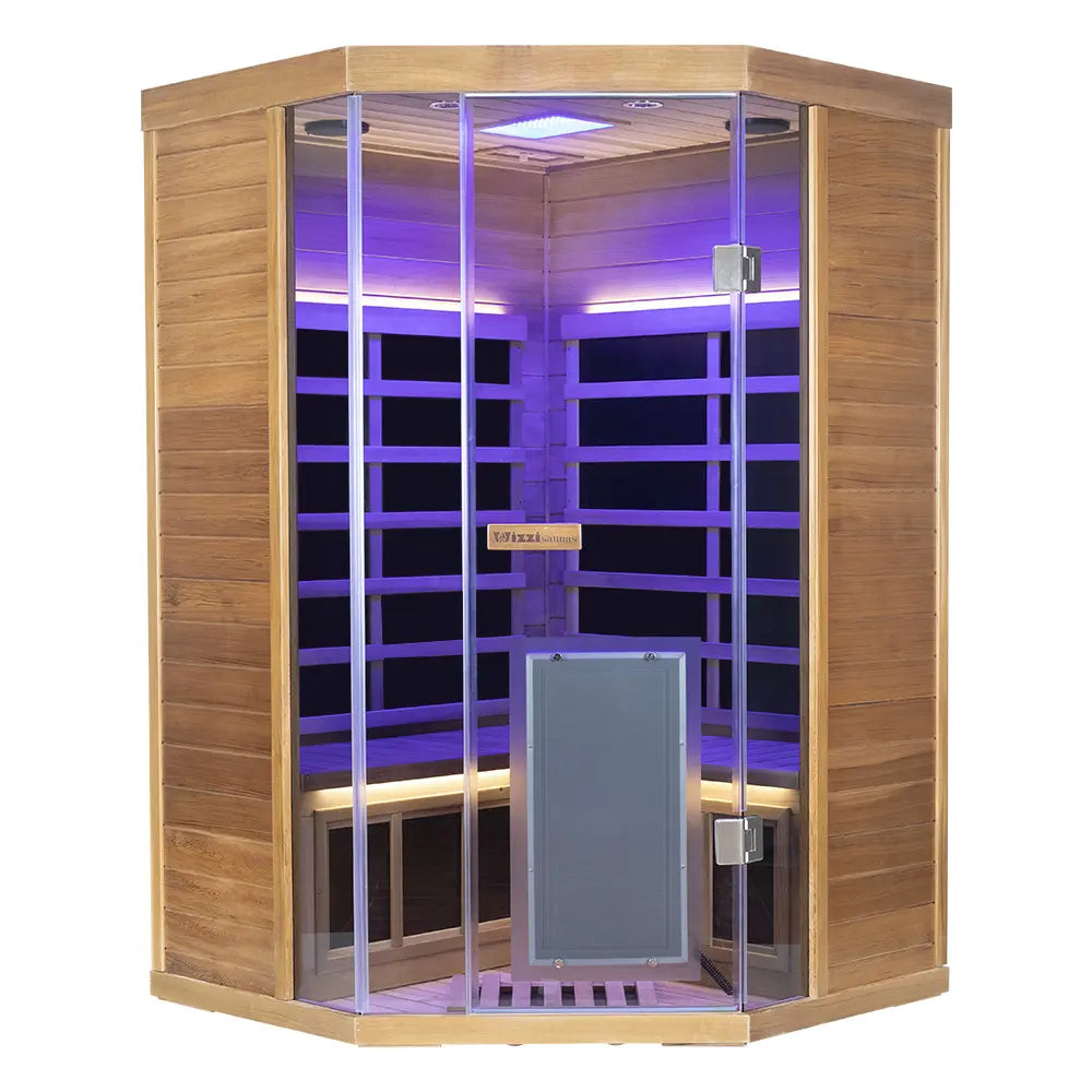SR07 2 to 3 Person FAR Infrared Sauna in Red Cedar