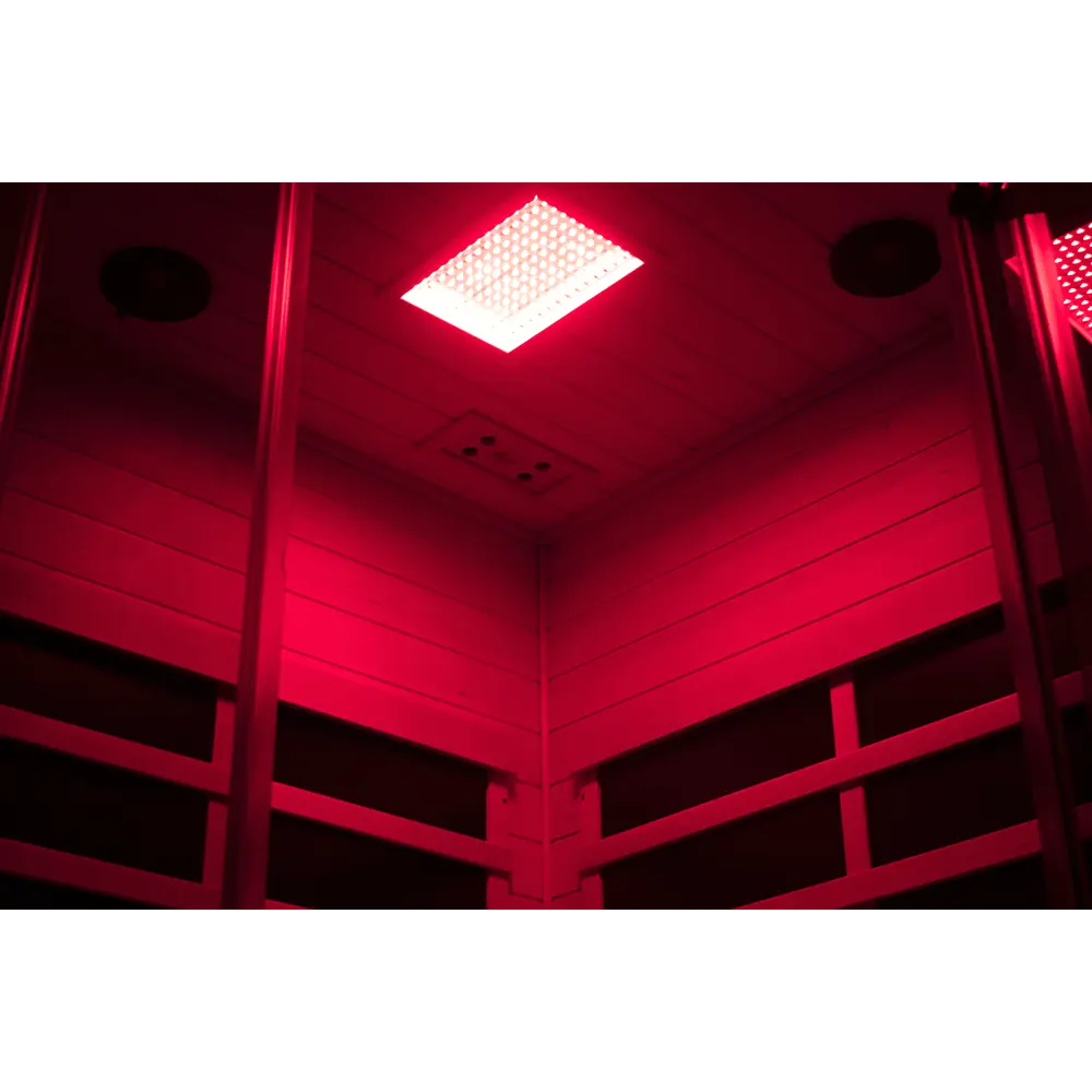 SR07 2 to 3 Person FAR Infrared Sauna in Red Cedar