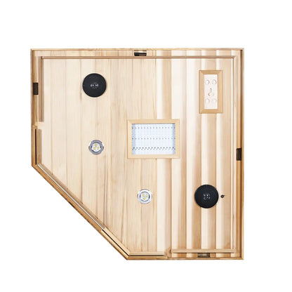 SR07 2 to 3 Person FAR Infrared Sauna in Red Cedar