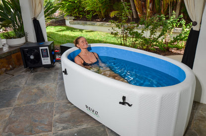 RevX Inflatable Tub Deluxe Cold Plunge Tub