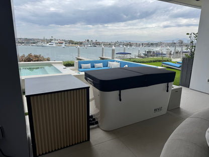 RevX Acrylic X Tub Cold Plunge with LUX Chiller & Filtration System