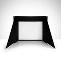 Golf Simulator Enclosure Designed for Indoor Practice, Impact Screen, 7 Sizes, Pro Frame, Side Barriers