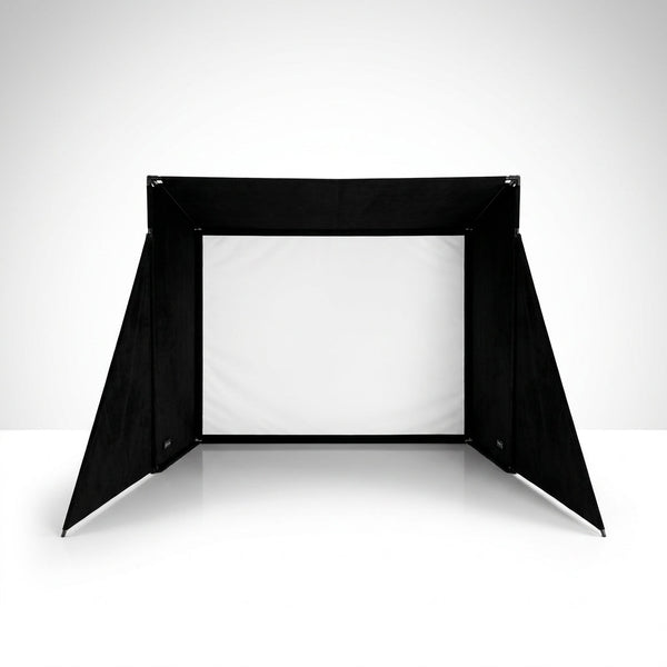 Simbox Golf Simulator Enclosure - 7 Sizes Available — Studio Shot