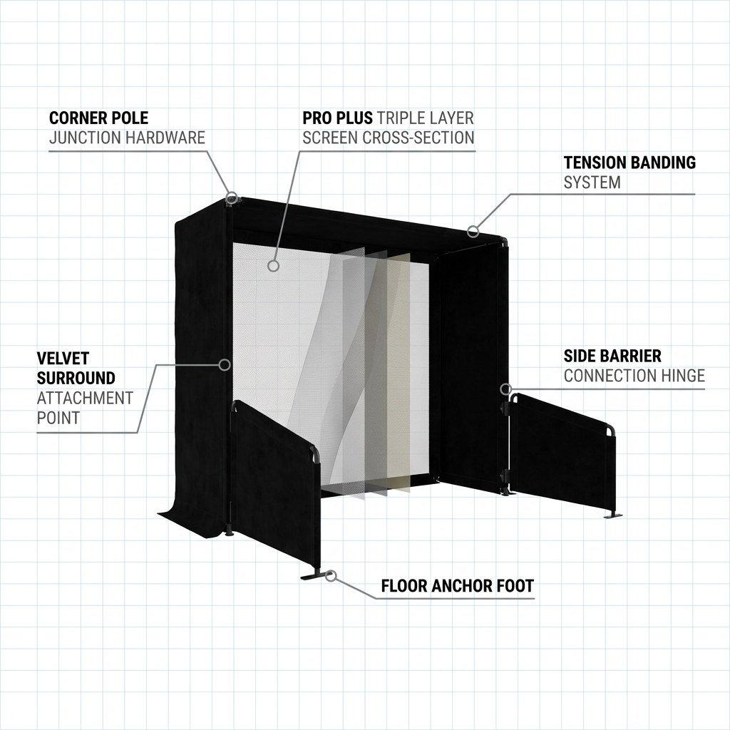 Simbox Golf Simulator Enclosure - 7 Sizes Available — How It Works