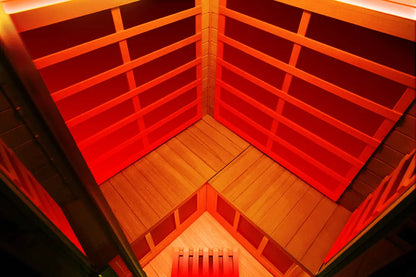 SR07 2 to 3 Person FAR Infrared Sauna in Red Cedar