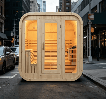 Handmade White Pine Sauna