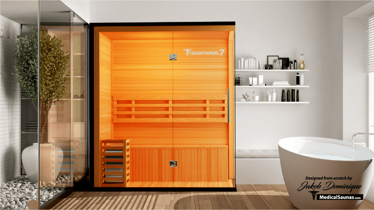 Traditional 7 3 Person Home Steam Sauna