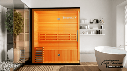Traditional 7 3 Person Home Steam Sauna