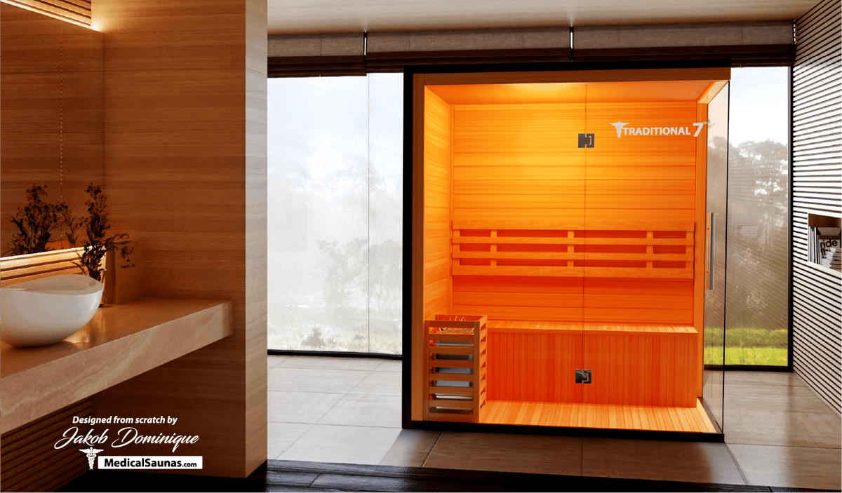 Traditional 7 3 Person Home Steam Sauna