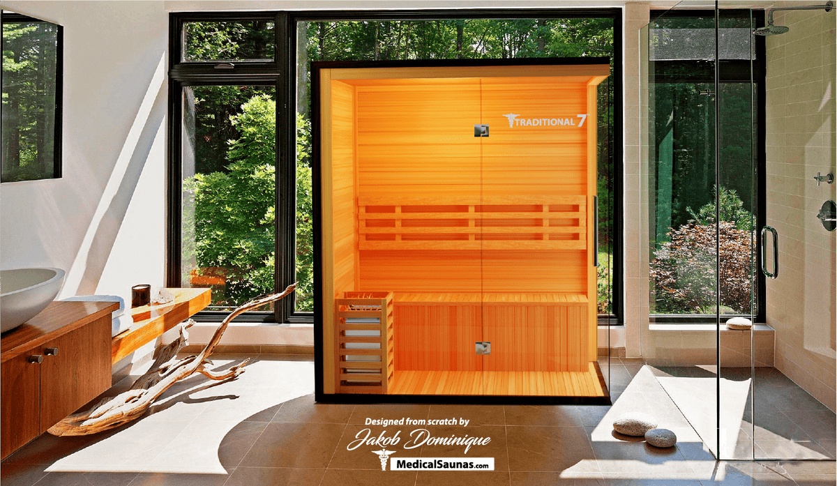 Traditional 7 3 Person Home Steam Sauna
