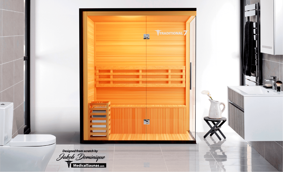 Traditional 7 3 Person Home Steam Sauna