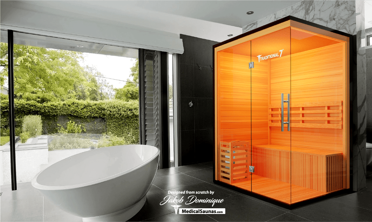 Traditional 7 3 Person Home Steam Sauna