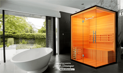 Traditional 7 3 Person Home Steam Sauna