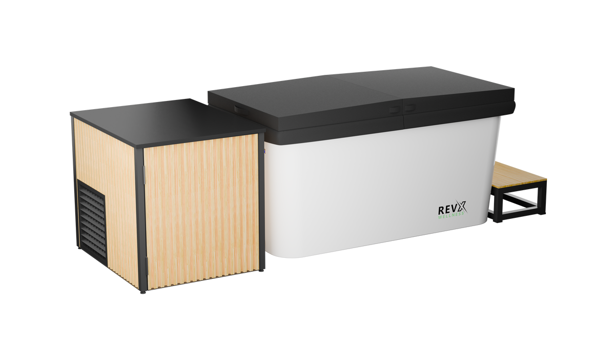 RevX Acrylic X Tub Cold Plunge with LUX Chiller & Filtration System
