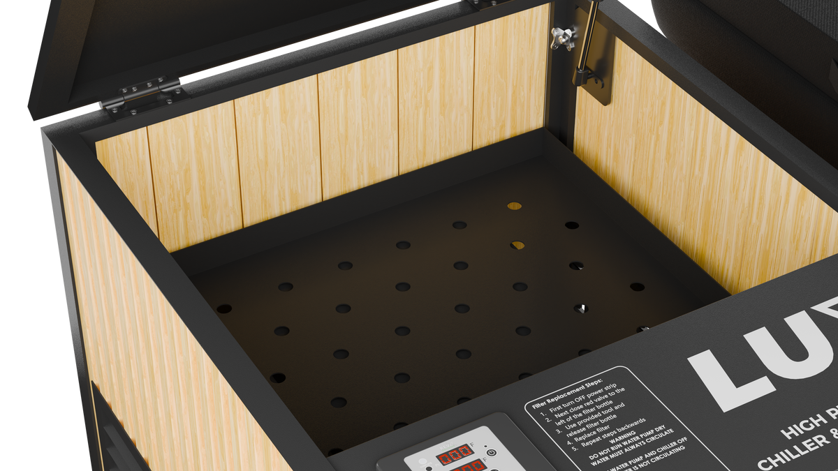 RevX Acrylic X Tub Cold Plunge with LUX Chiller & Filtration System