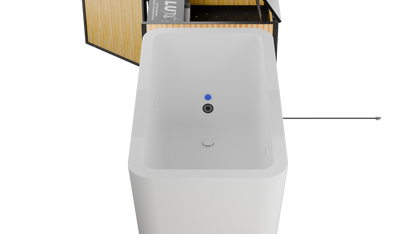 RevX Acrylic X Tub Cold Plunge with LUX Chiller & Filtration System